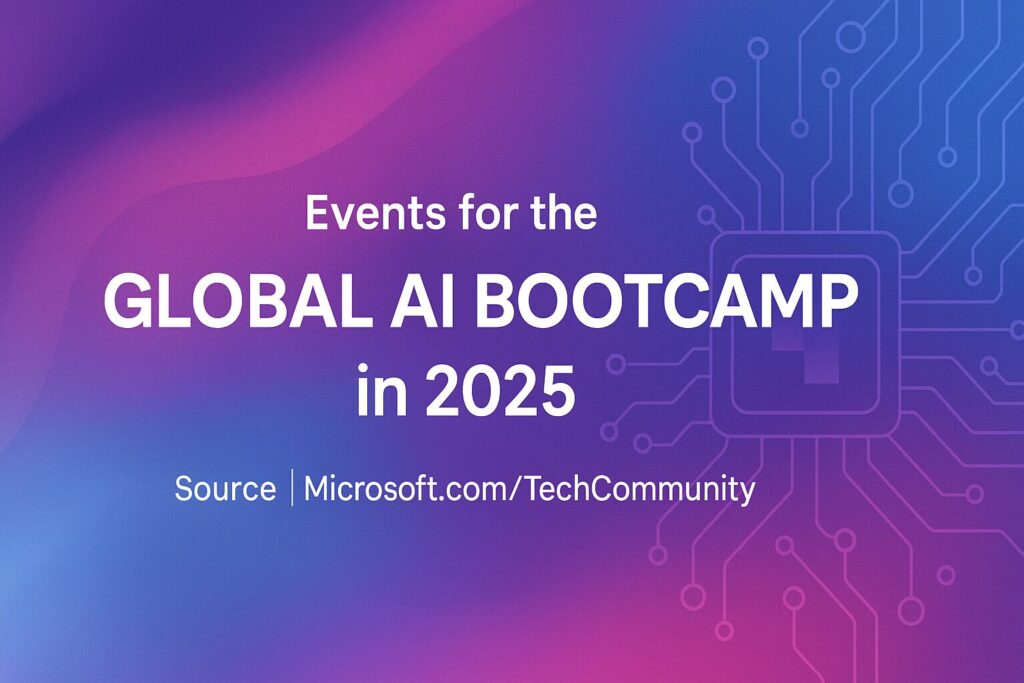Events for the Global AI Bootcamp in 2025