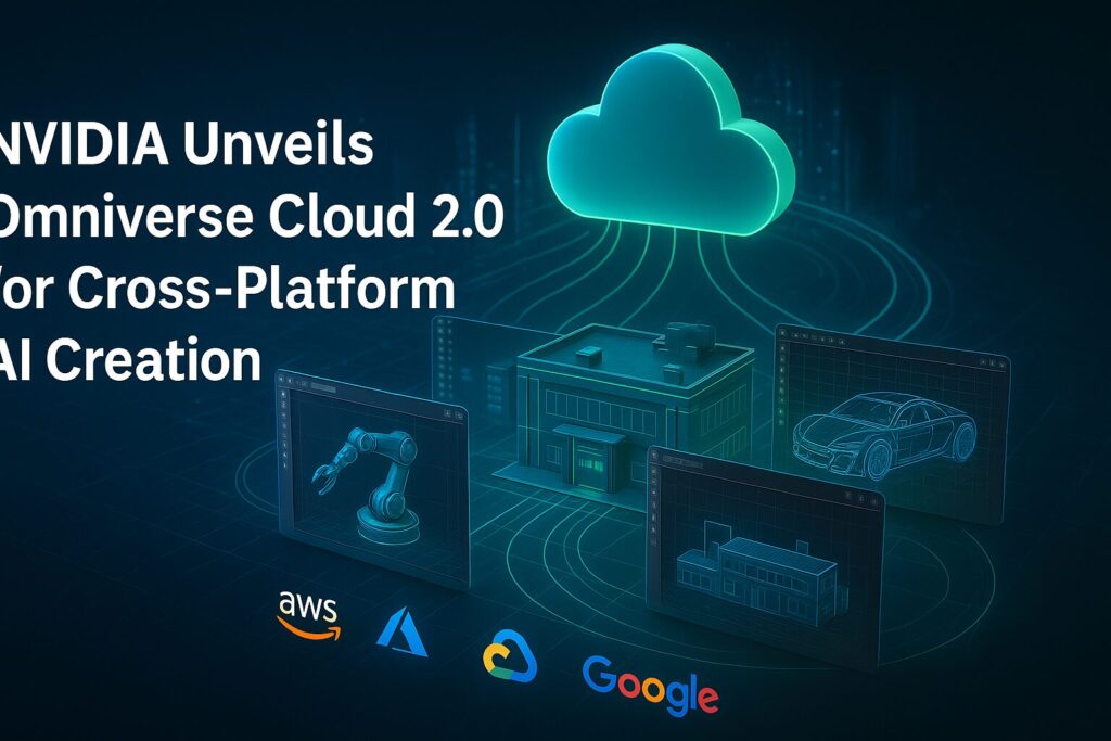 With Omniverse Cloud 2.0, Nvidia increased its reach today, allowing engineers, designers, and creators to construct collaborative projects, digital twins, and AI-driven simulations all in real-time cloud environments. During the keynote, Jensen Huang said, "The future isn't just AI talking; it's AI building with you, alongside you, in real-time universes." This version produces cross-platform AI development environments by integrating effortlessly with AWS, Azure, and Google Cloud.