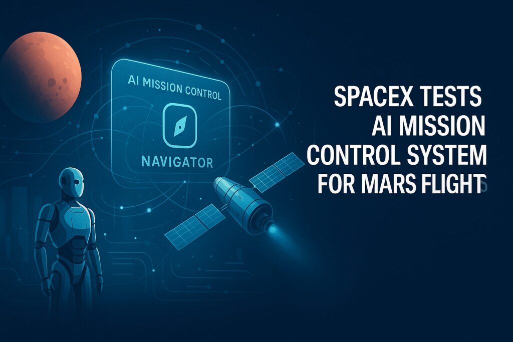SpaceX Tests AI-Powered Mission Control for Mars Probes