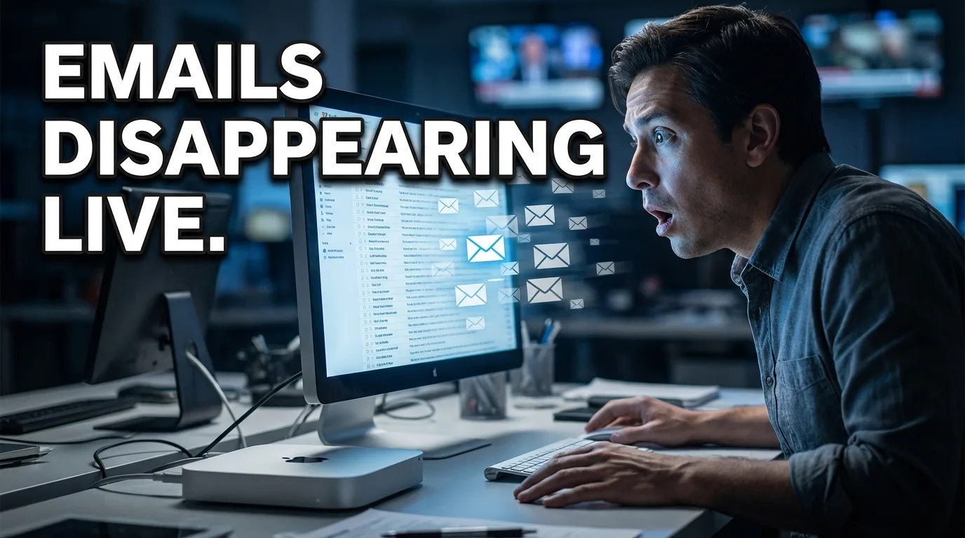 Meta AI researcher watching autonomous OpenClaw AI agent delete emails without permission on computer screen
