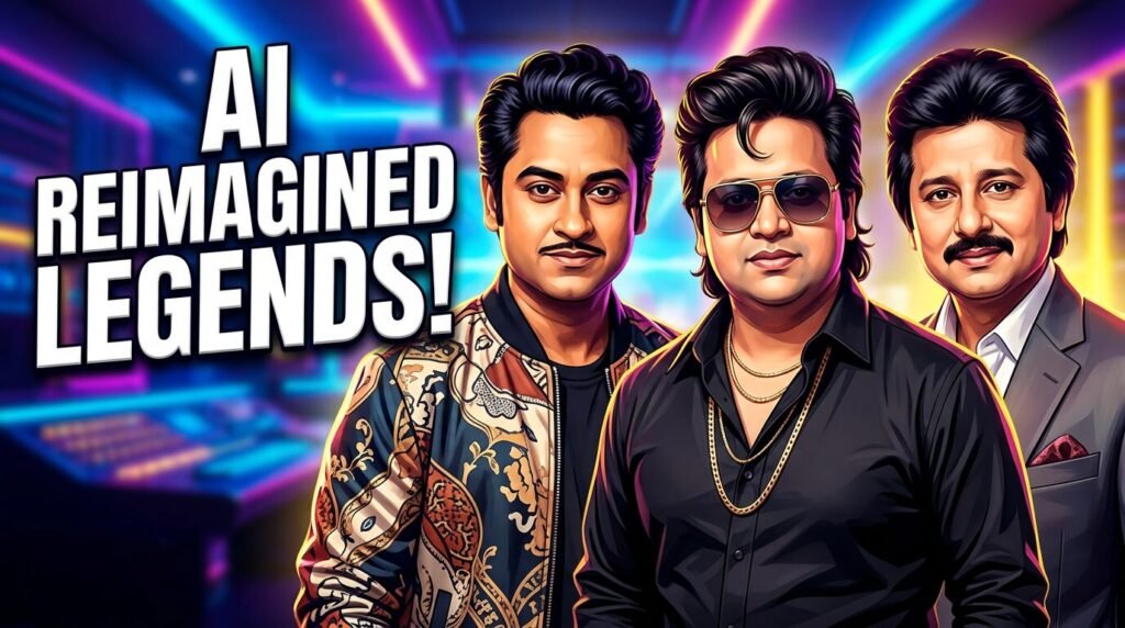 ai imagines young indian singers modern looks