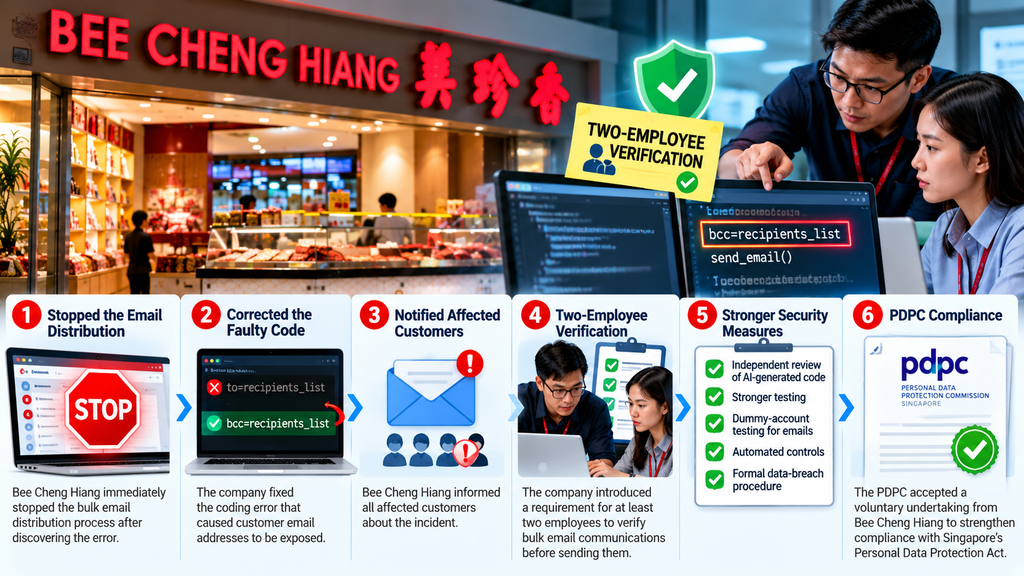 Bee Cheng Hiang strengthens data security after AI-assisted email breach